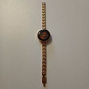 Rampage Women's Rose Gold Tone Brown Dial Elegant Watch RP1052RG